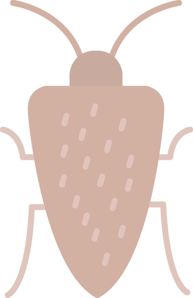 Cockroach Flat Light Icon vector