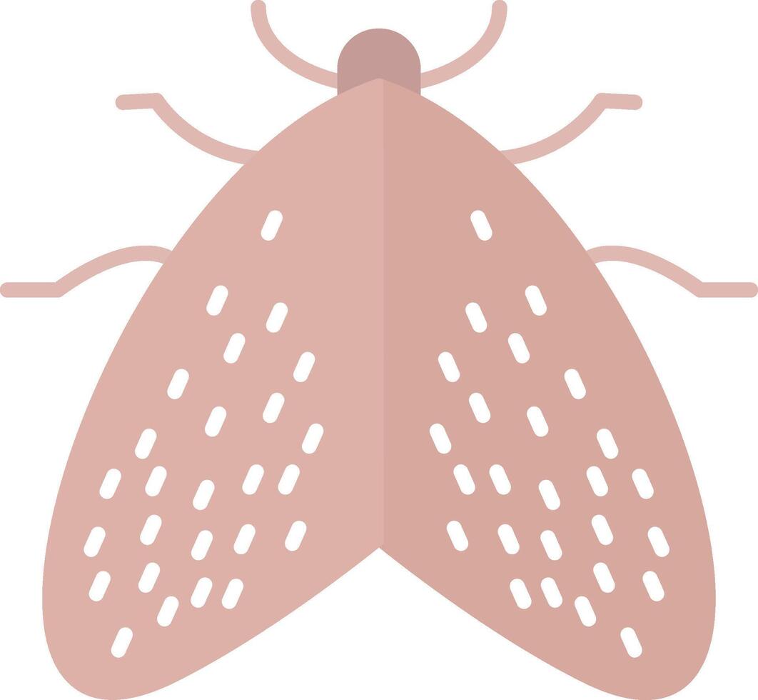 insecto plano ligero icono vector