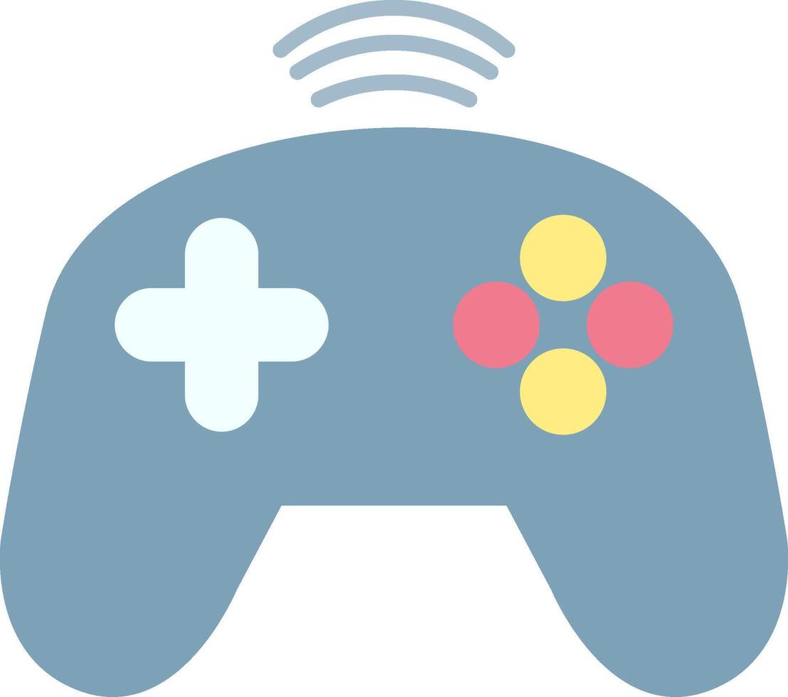 Controller Flat Light Icon vector