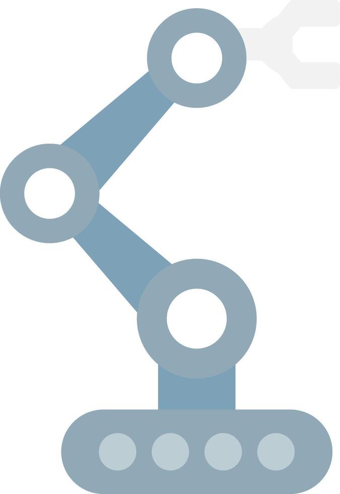 Robotics Flat Light Icon vector