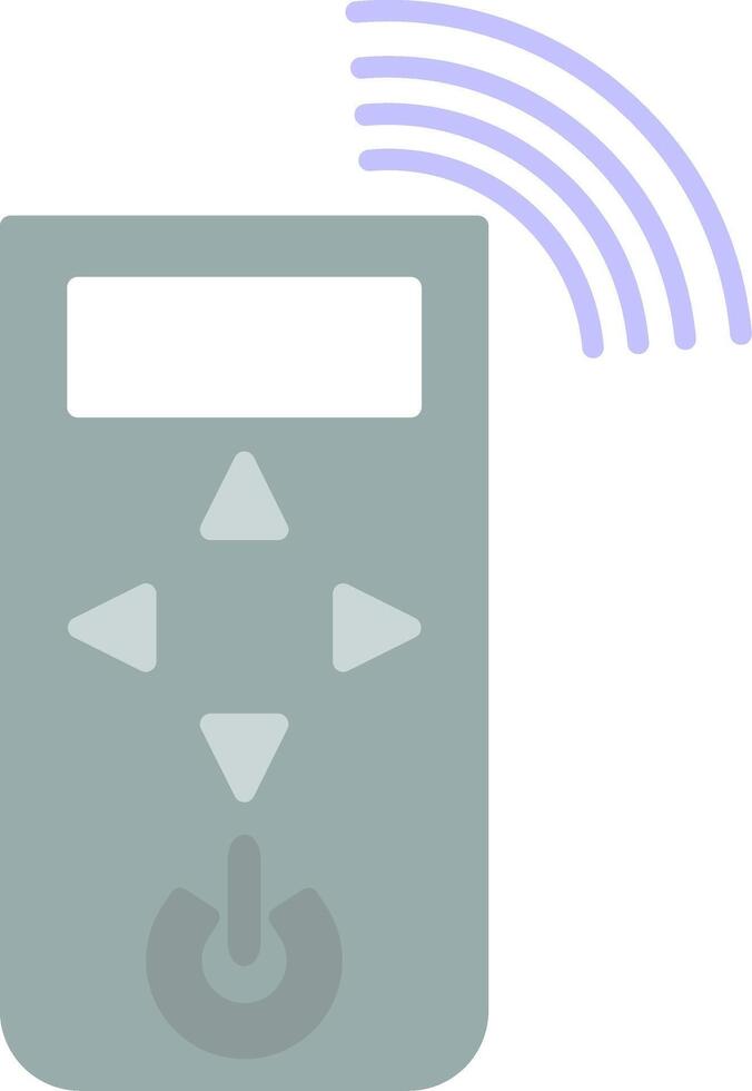 Remote Control Flat Light Icon vector