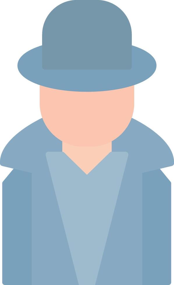 Hacker Flat Light Icon vector