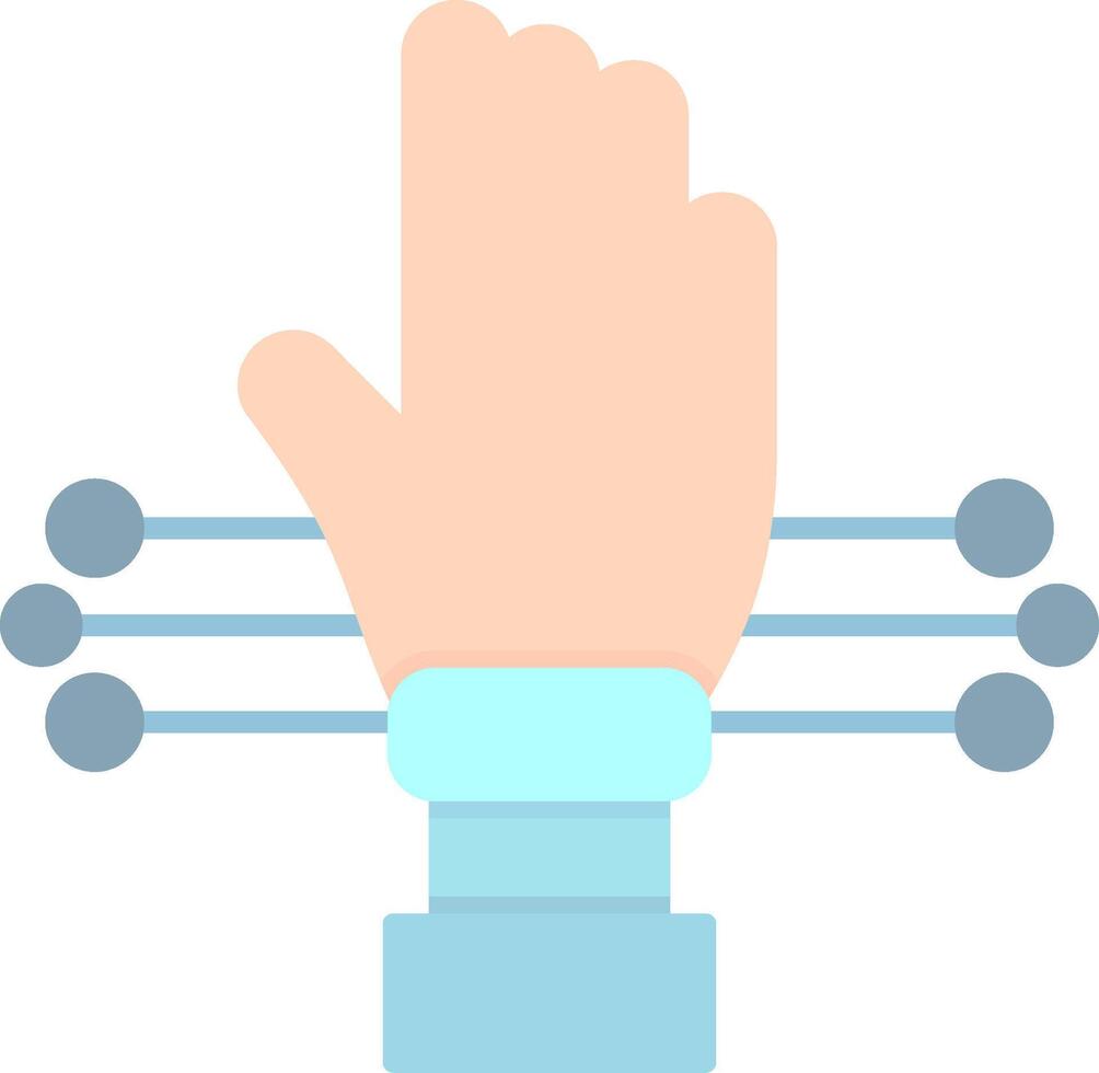 Glove Flat Light Icon vector