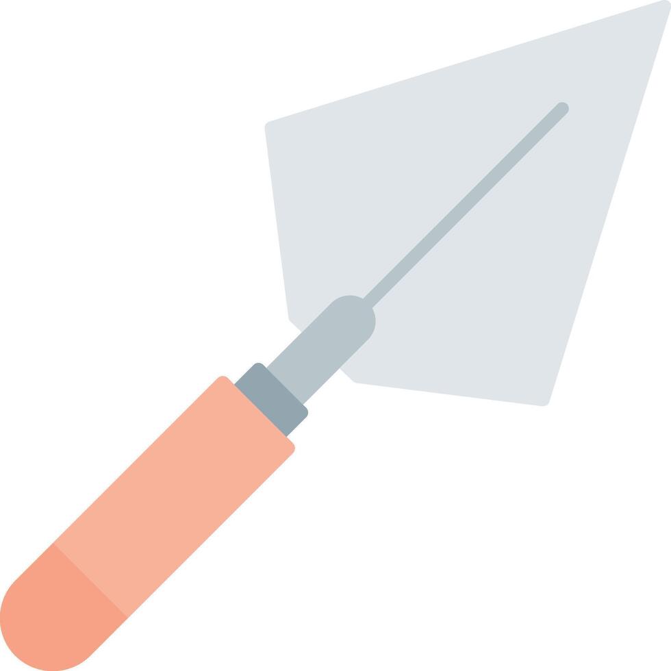 Trowel Flat Light Icon vector