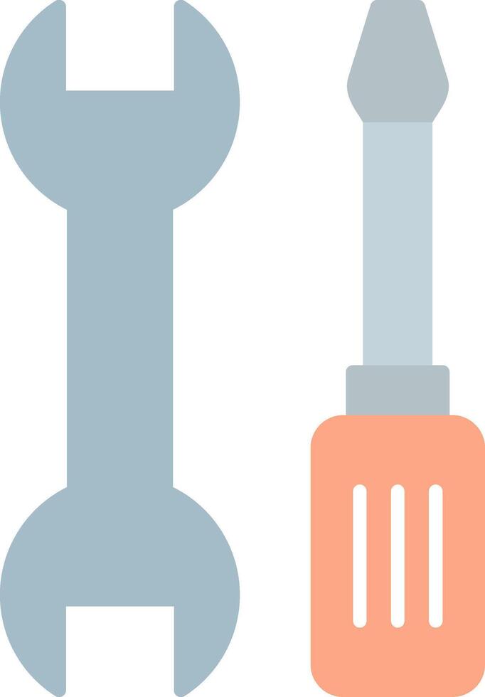 Tools Flat Light Icon vector