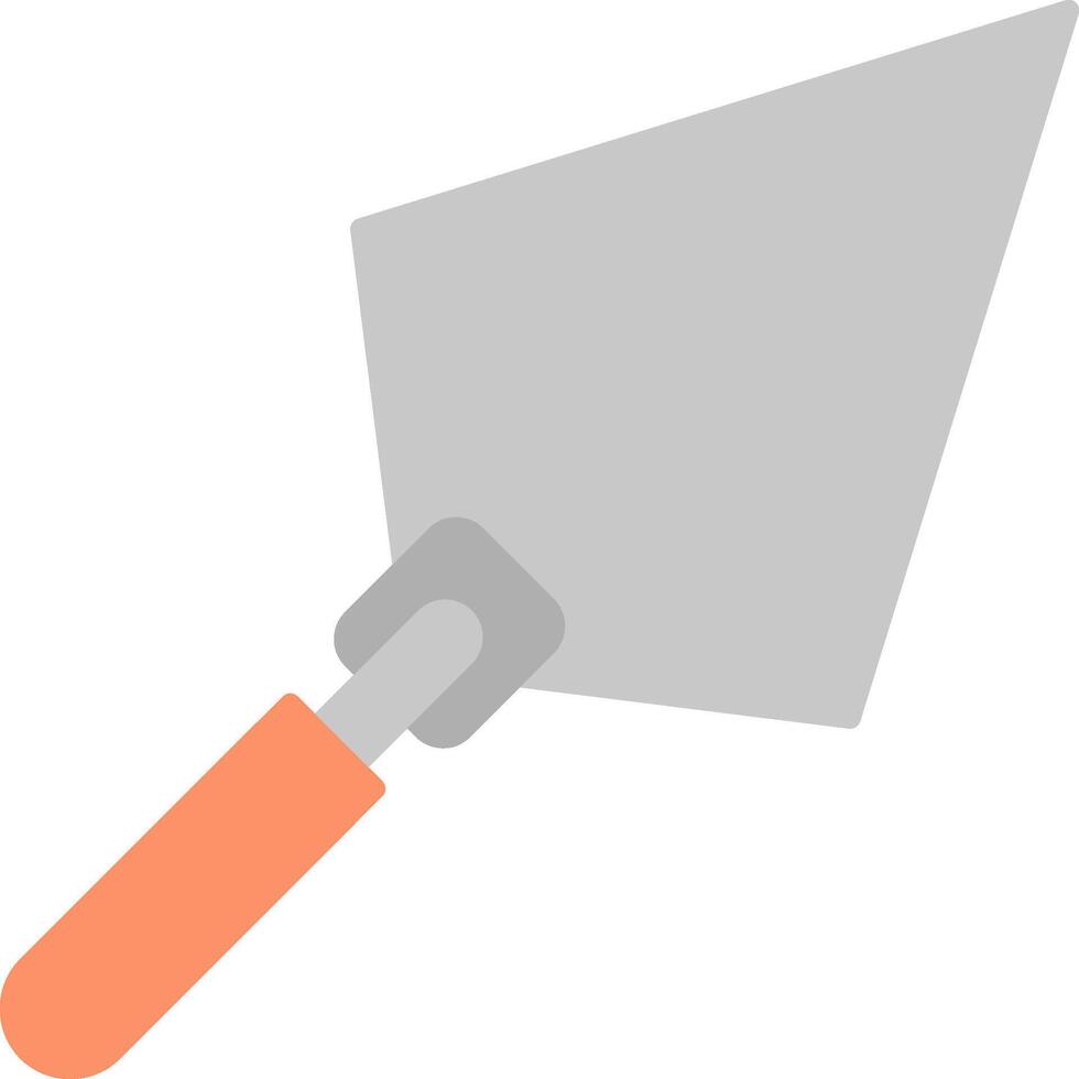 Trowel Flat Light Icon vector