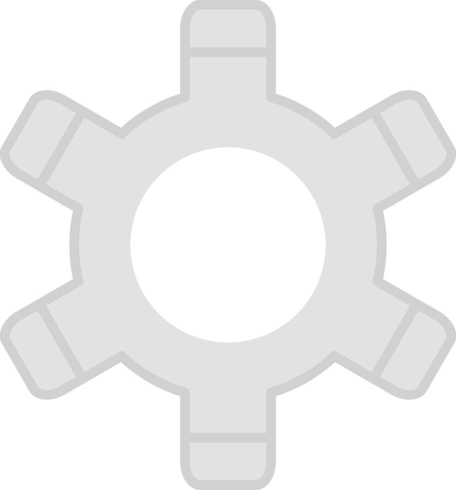 Setting Flat Light Icon vector