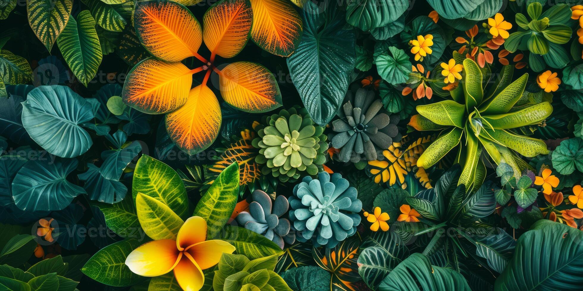 AI generated The rich biodiversity of our planet with striking images of flora. Ecosystems emphasize the importance of preserving the delicate balance of life on Earth photo