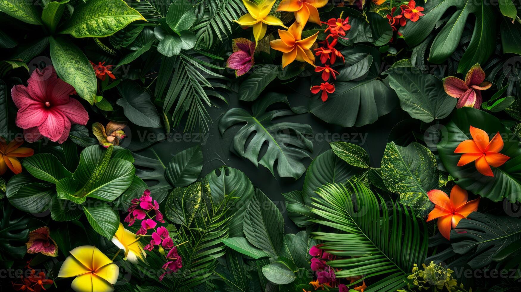 AI generated The rich biodiversity of our planet with striking images of flora. Ecosystems emphasize the importance of preserving the delicate balance of life on Earth photo