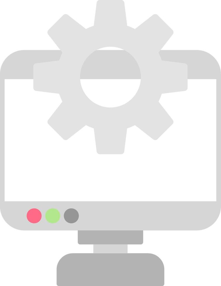Development Flat Light Icon vector