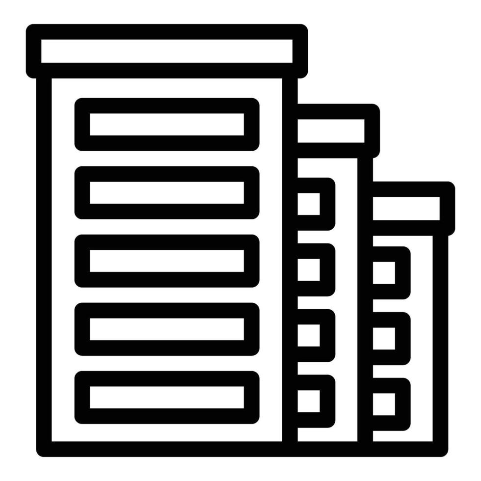 City street building icon outline vector. Modern opera vector