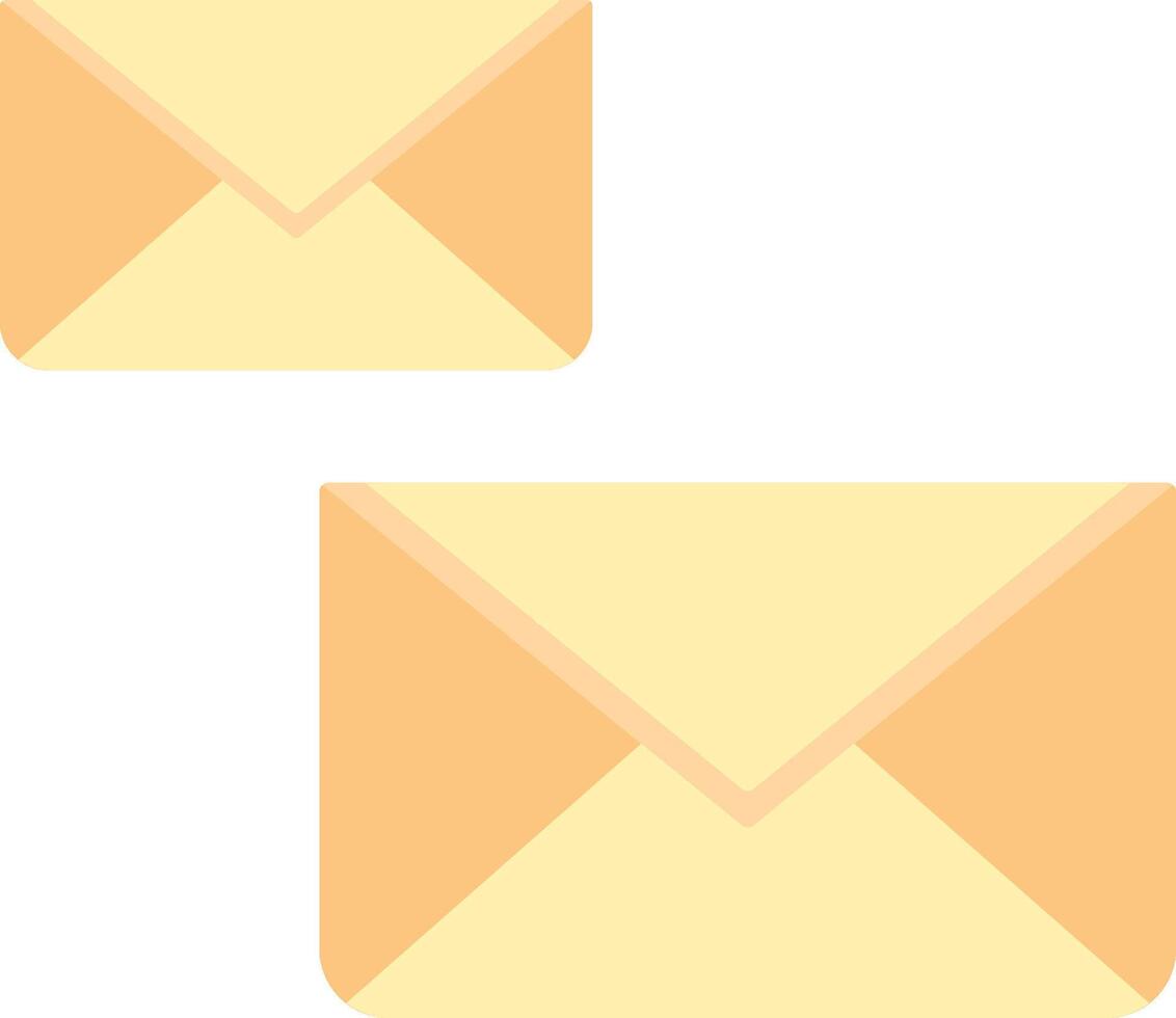 Email Flat Light Icon vector