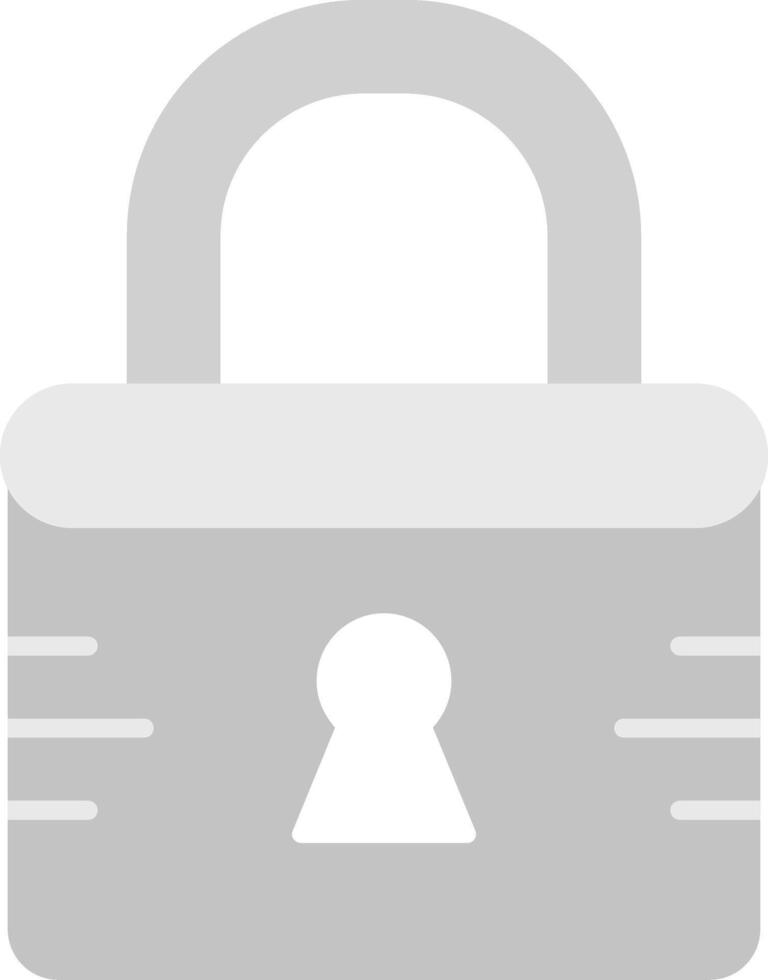 Padlock Flat Light Icon vector