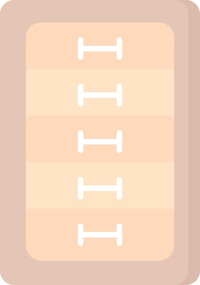 Cabinet Drawer Flat Light Icon vector