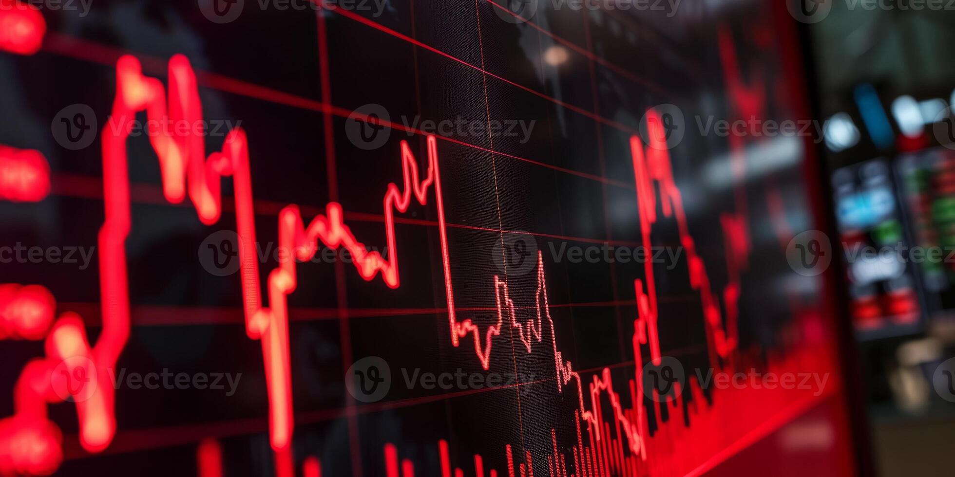 AI generated The global recession and economic crisis. the complexities of economic, featuring individuals and businesses adapting, strategizing, and striving for stability photo