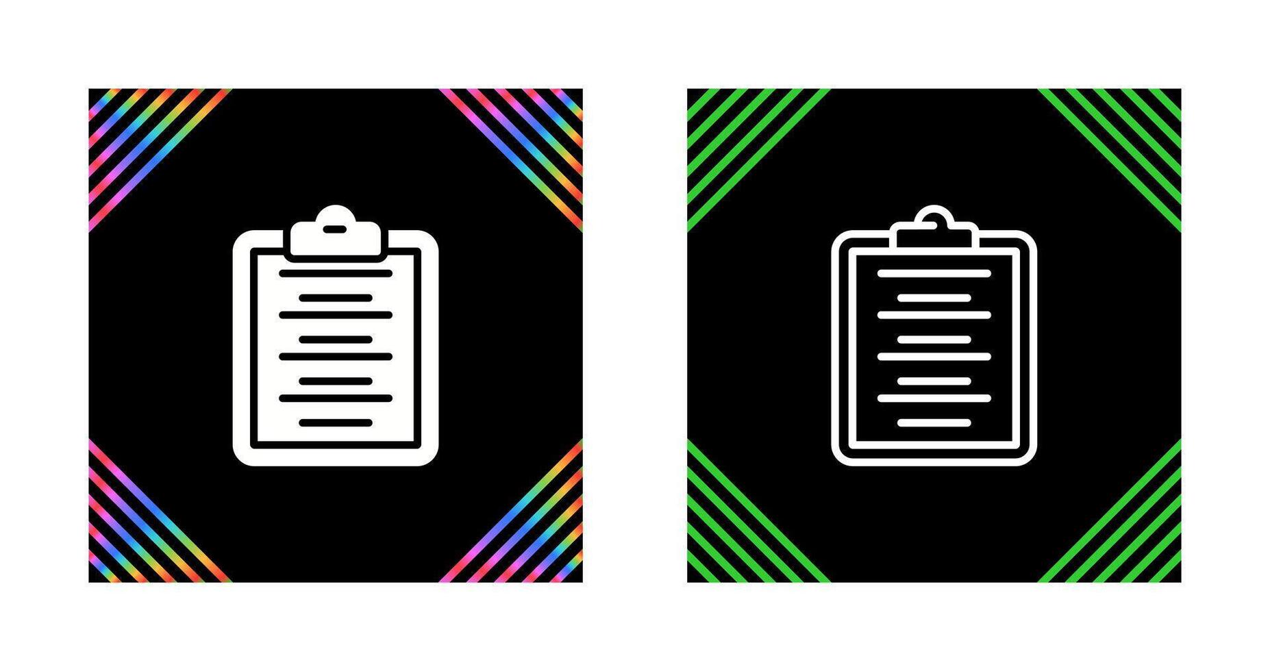 Writing Pad Vector Icon