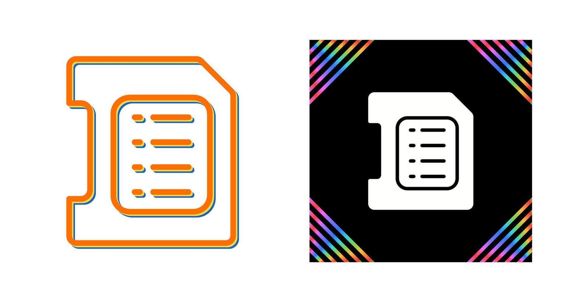 Sd Card Vector Icon
