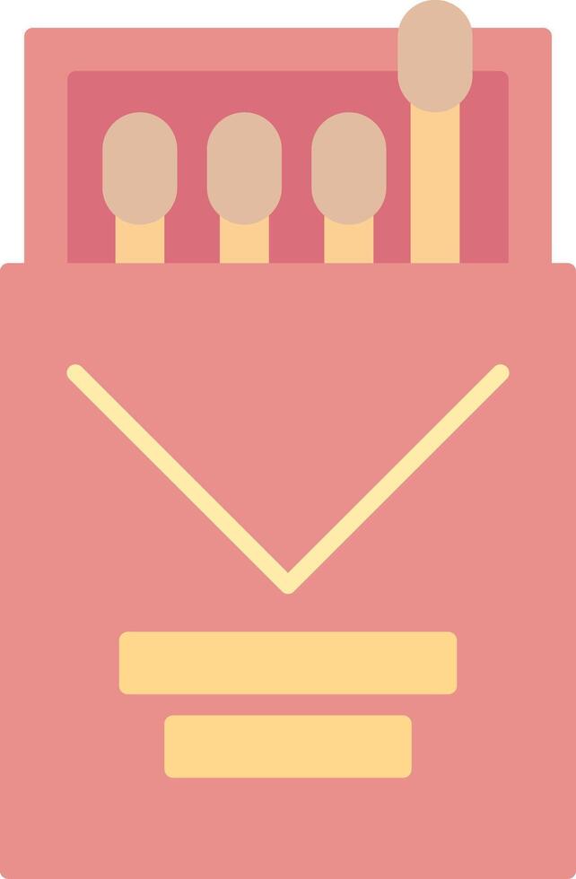 Match Box Flat Light Icon vector