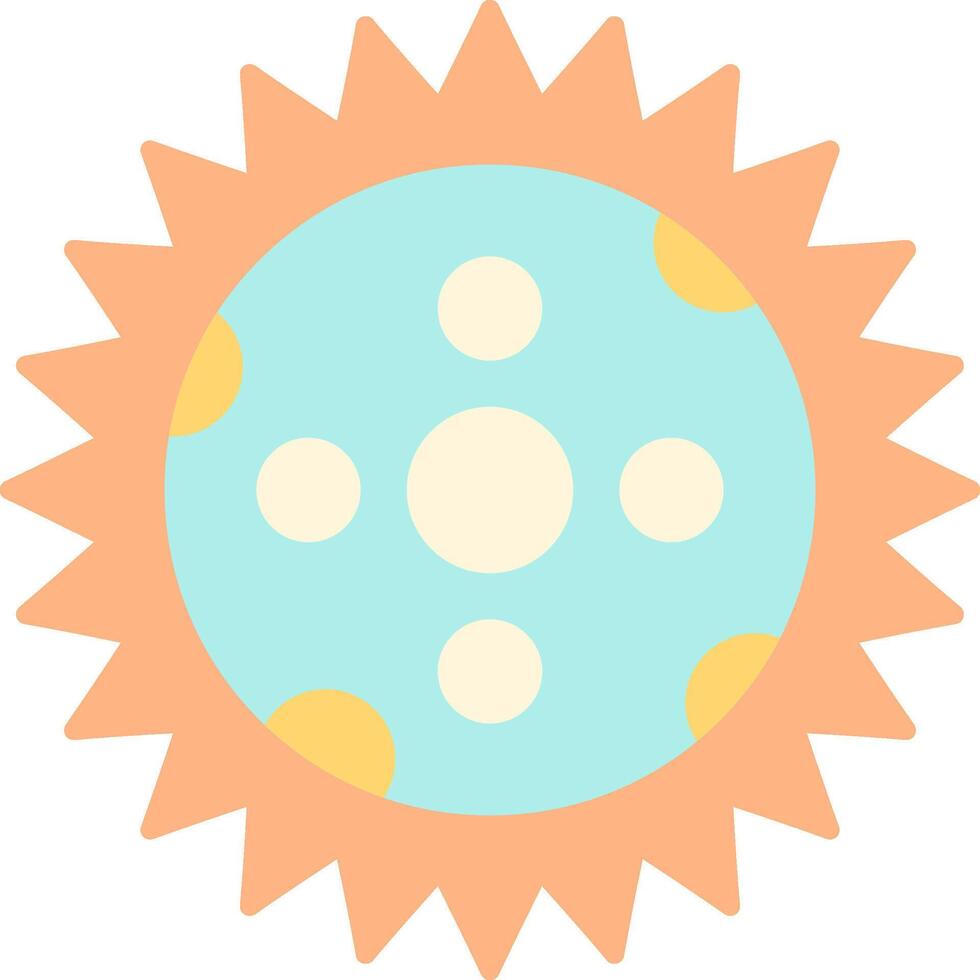 Eclipse Flat Light Icon vector