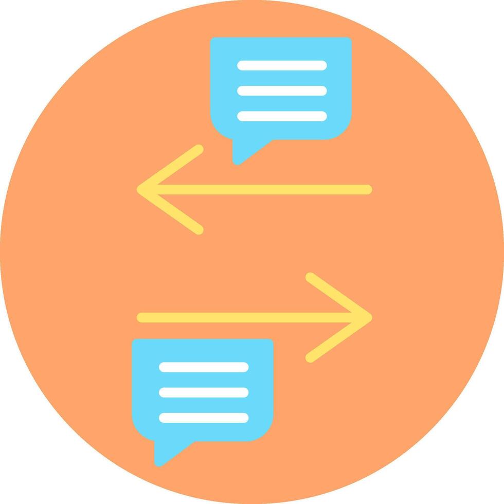 Transfer Flat Light Icon vector