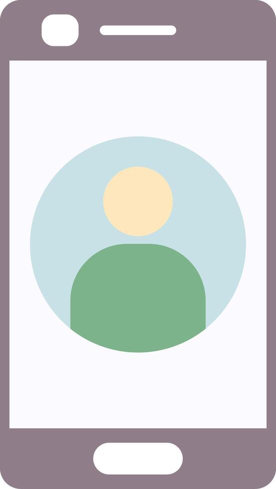 User Flat Light Icon vector