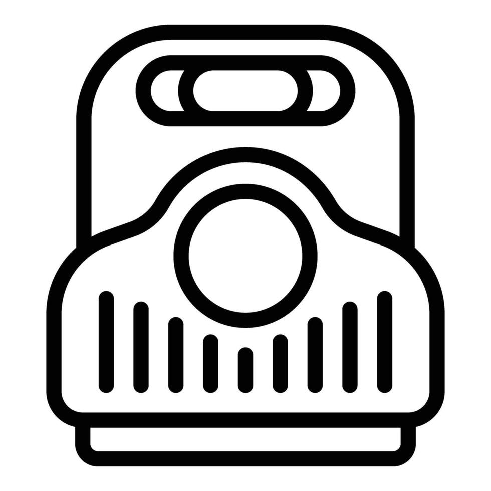 Clean toilet kid icon outline vector. Pot cute small vector