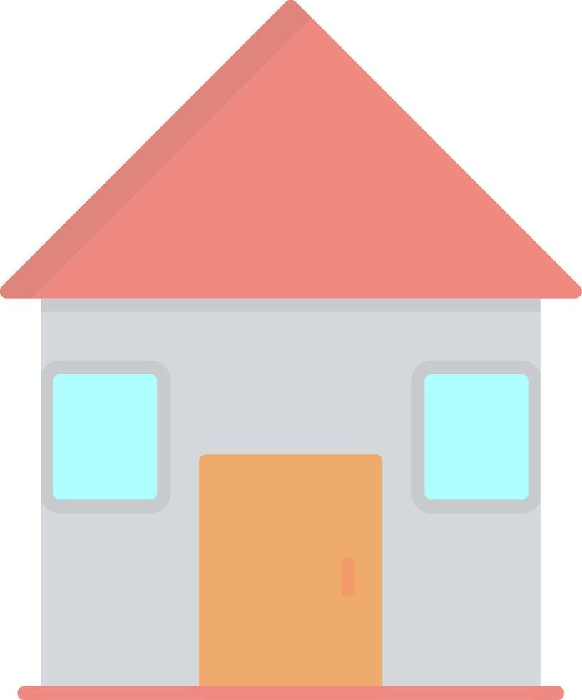 hogar plano ligero icono vector