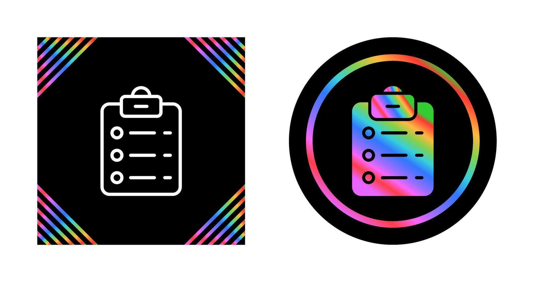 List Check Vector Icon