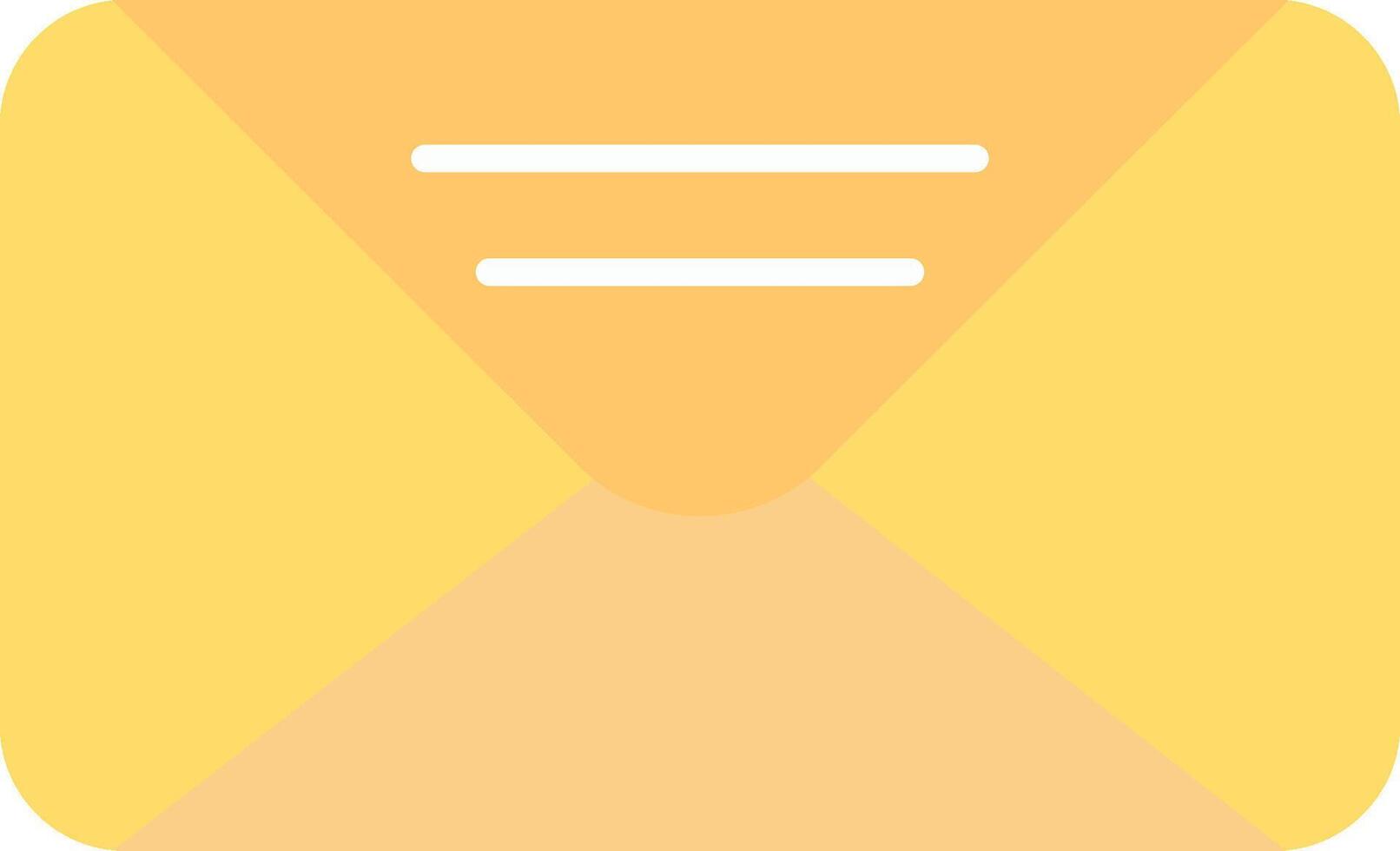 Mail Flat Light Icon vector