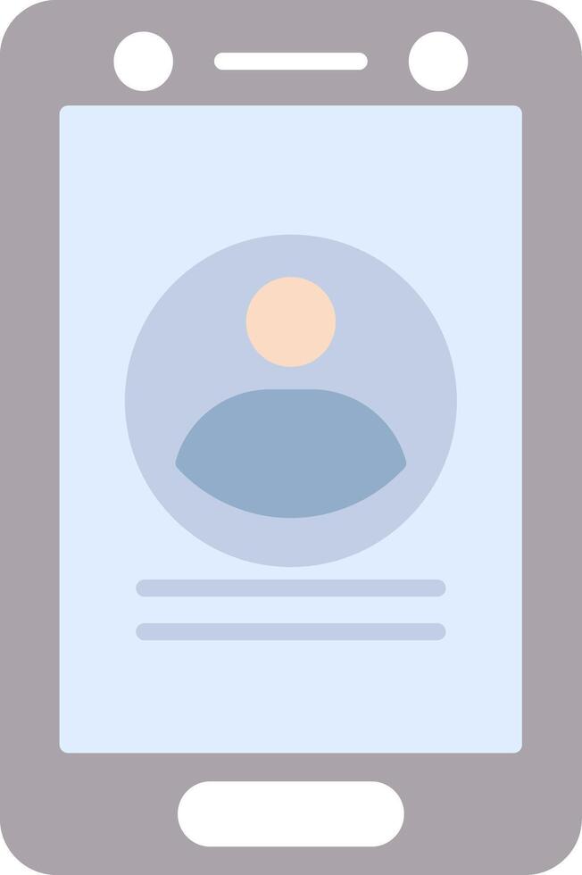 Avatar Flat Light Icon vector