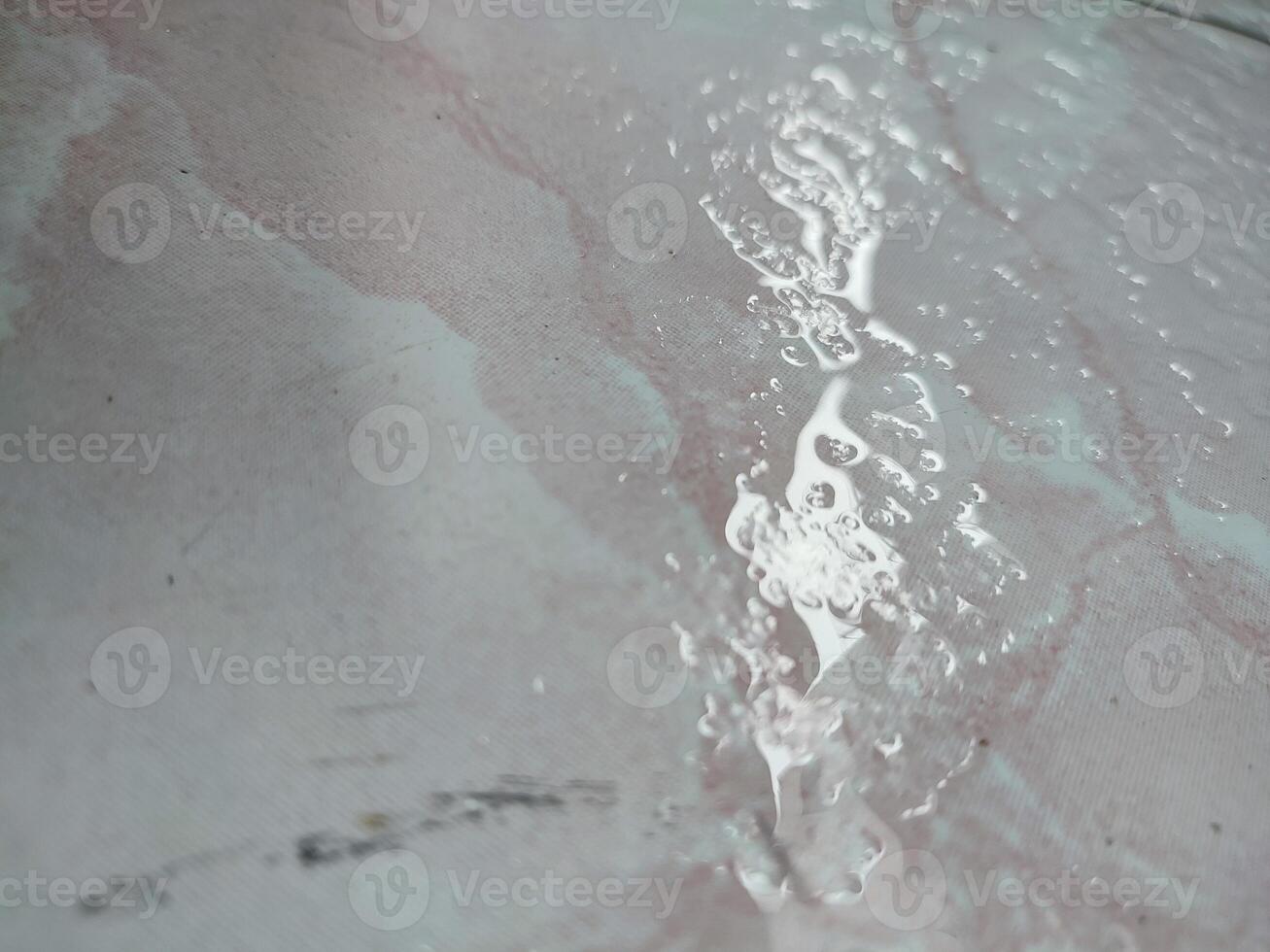 white tiles wet from rain photo