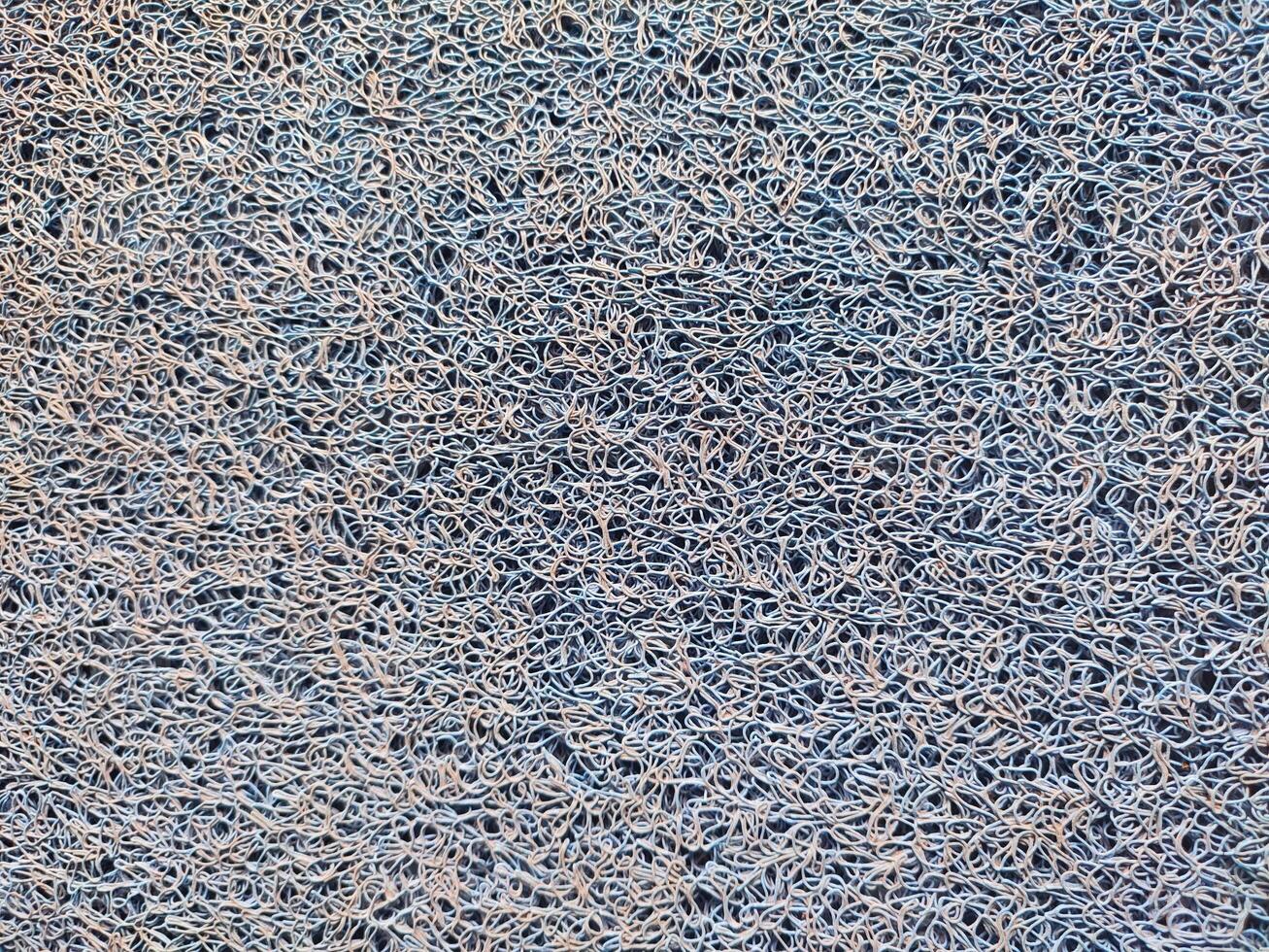 texture, pattern, blue carpet background or foot scraper photo