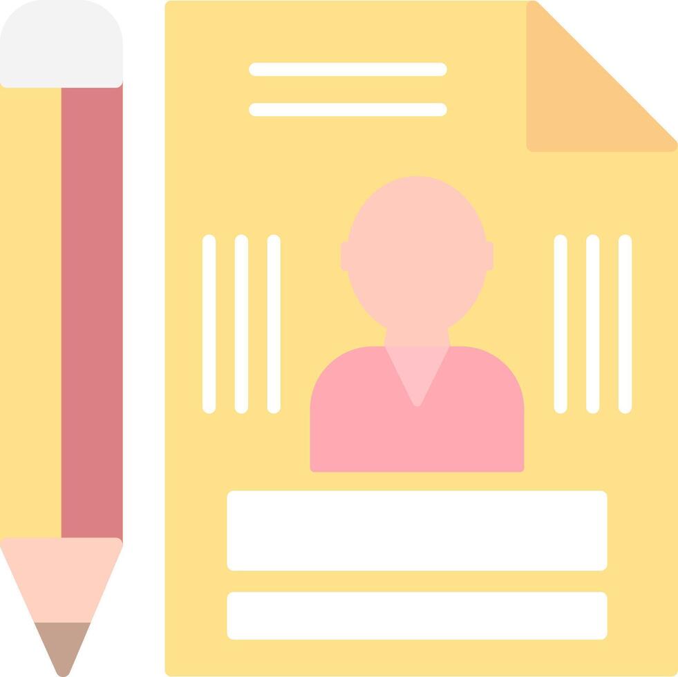 Portfolio Flat Light Icon vector