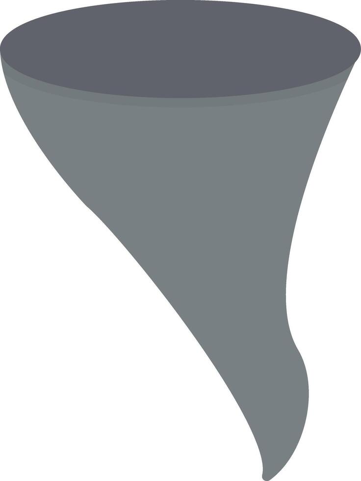 Tornado Flat Light Icon vector