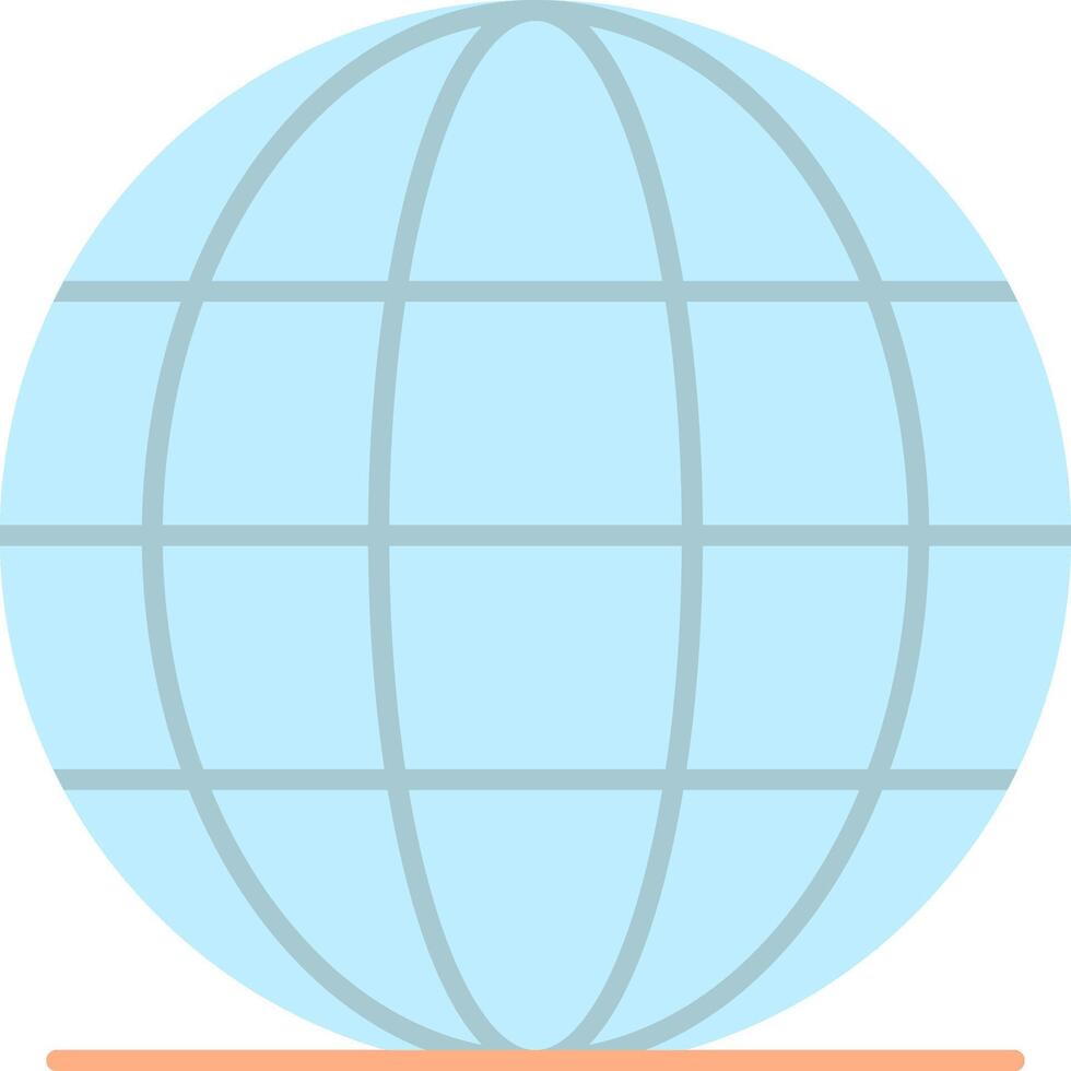 Worldwide Flat Light Icon vector