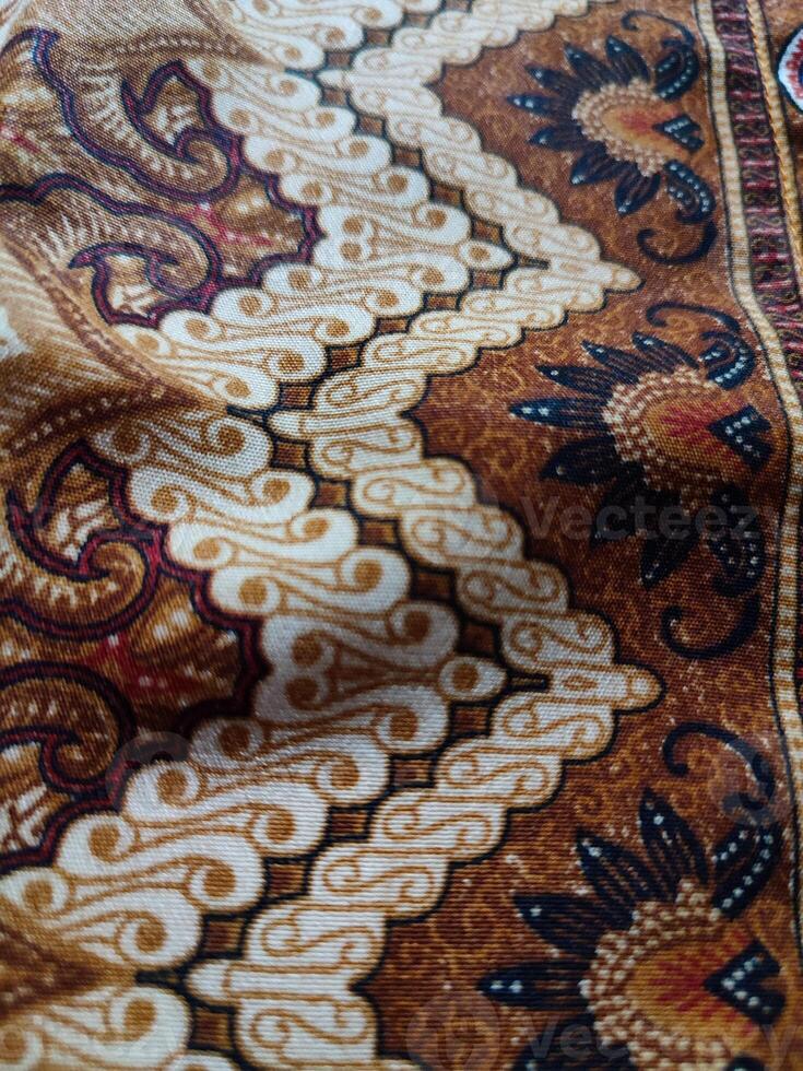 The patterns on traditional Batik, presenting visual and philosophical photo