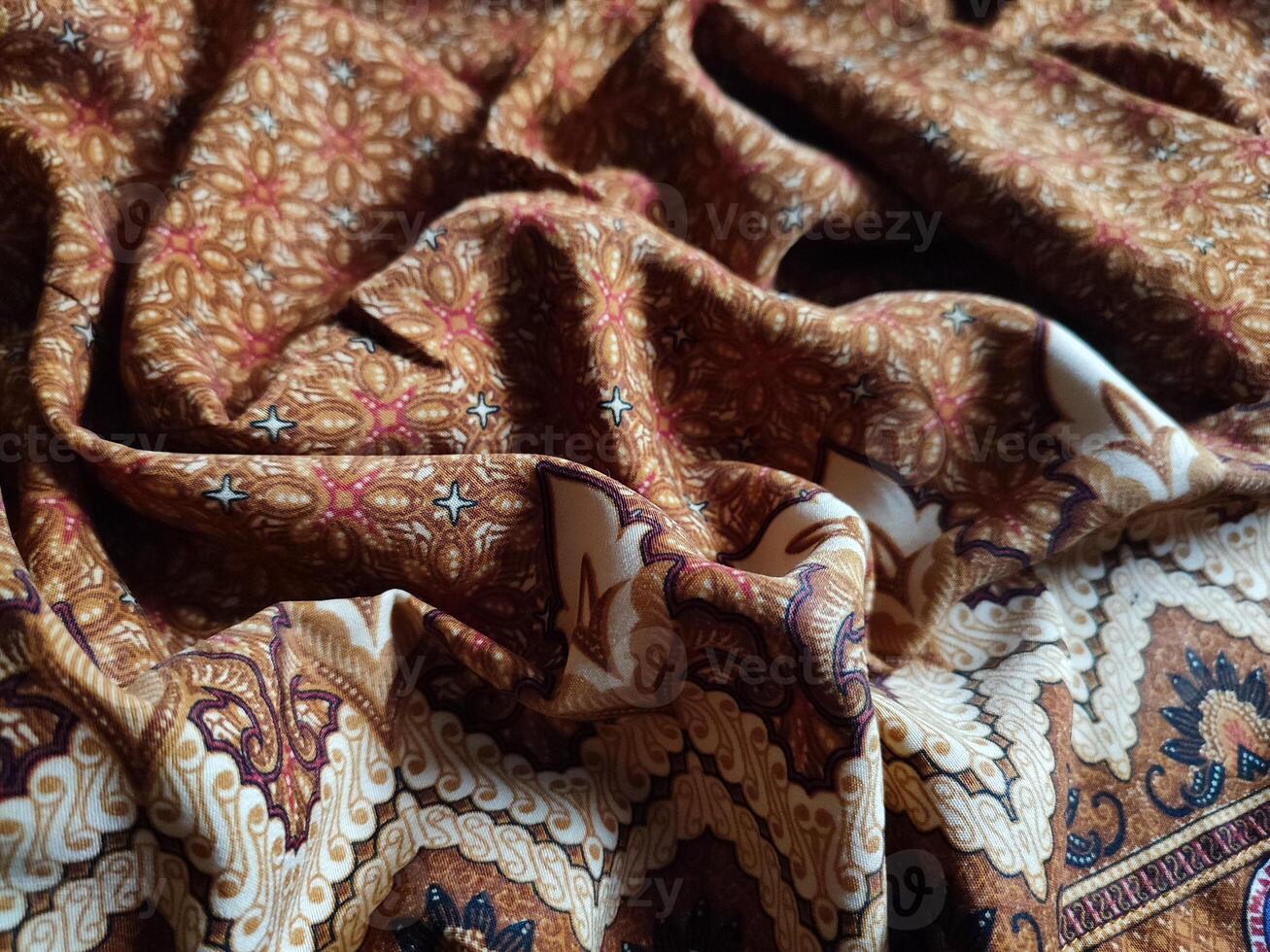 The patterns on traditional Batik, presenting visual and philosophical photo