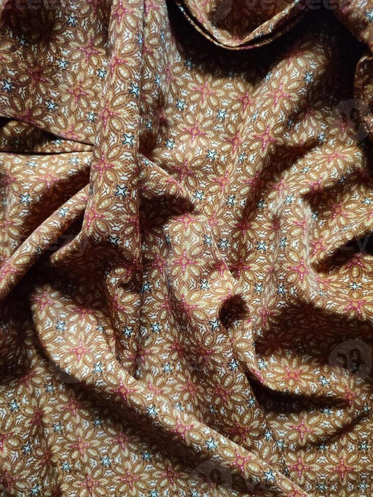 The patterns on traditional Batik, presenting visual and philosophical photo