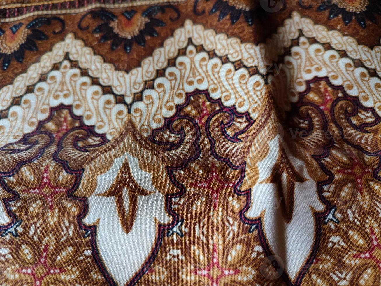 The patterns on traditional Batik, presenting visual and philosophical photo