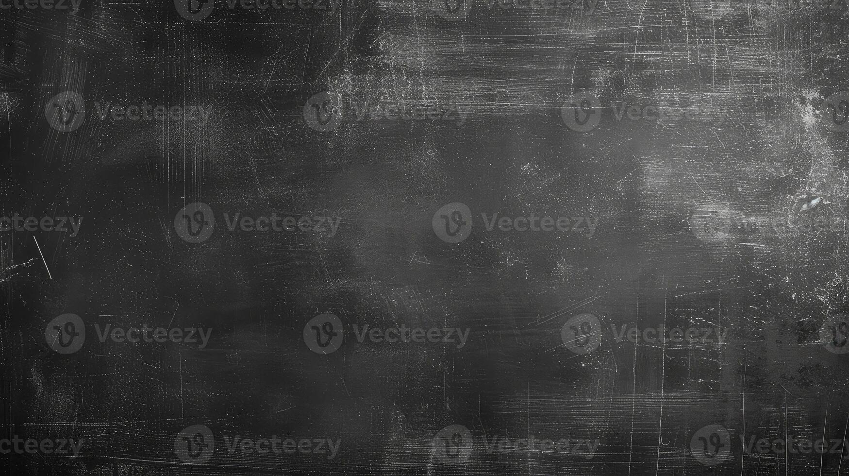 AI generated Old black background. Blackboard. Chalkboard texture. Concrete. Cement photo