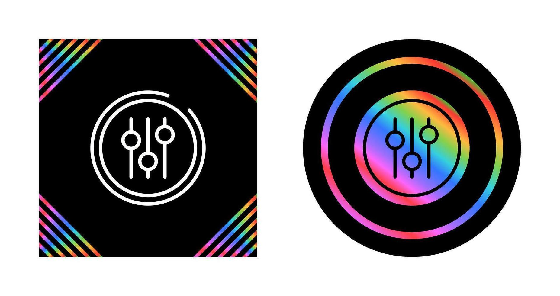 Audio Equalizer Vector Icon