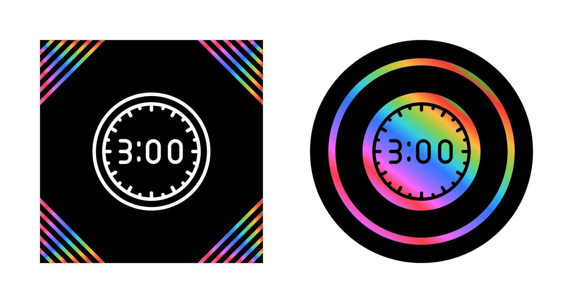 Clock Vector Icon