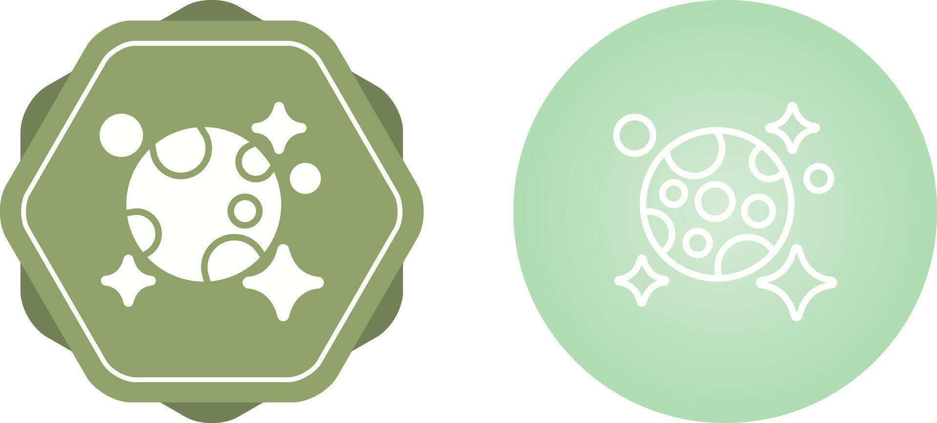 Moon And Stars Vector Icon