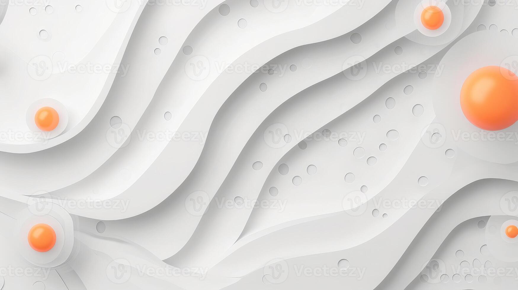 AI generated White background with beautiful abstract pattern, banner design photo