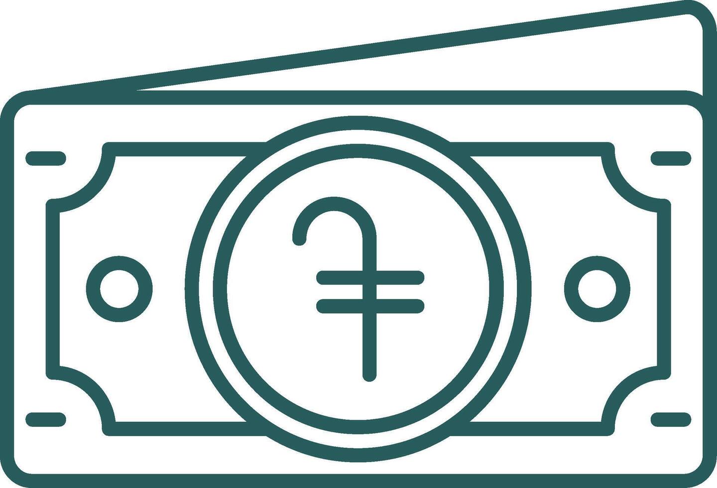 Dram Line Gradient Green Icon vector