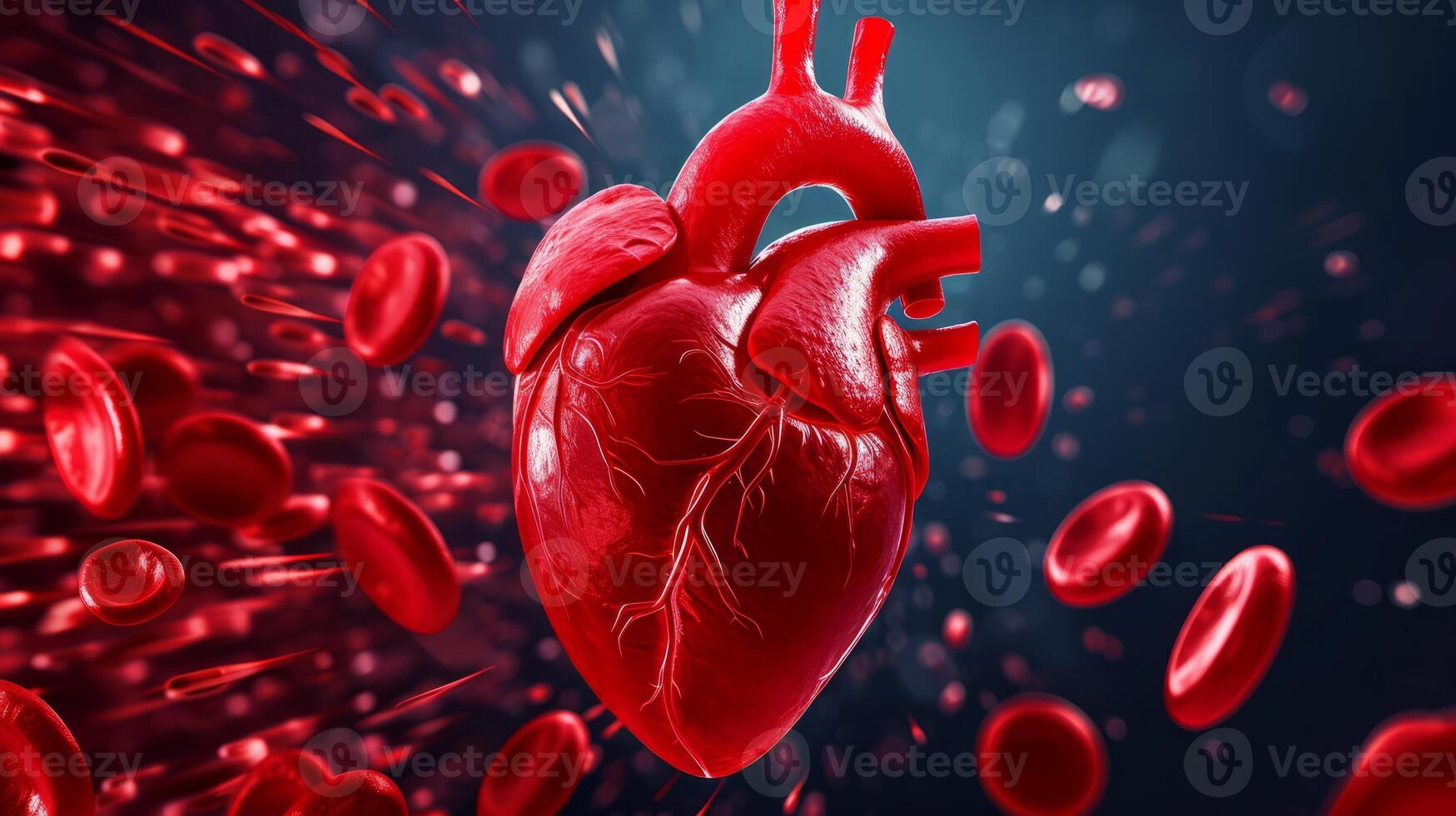AI generated Heart Disease Awareness A Visual Exploration of Cardiovascular Health photo