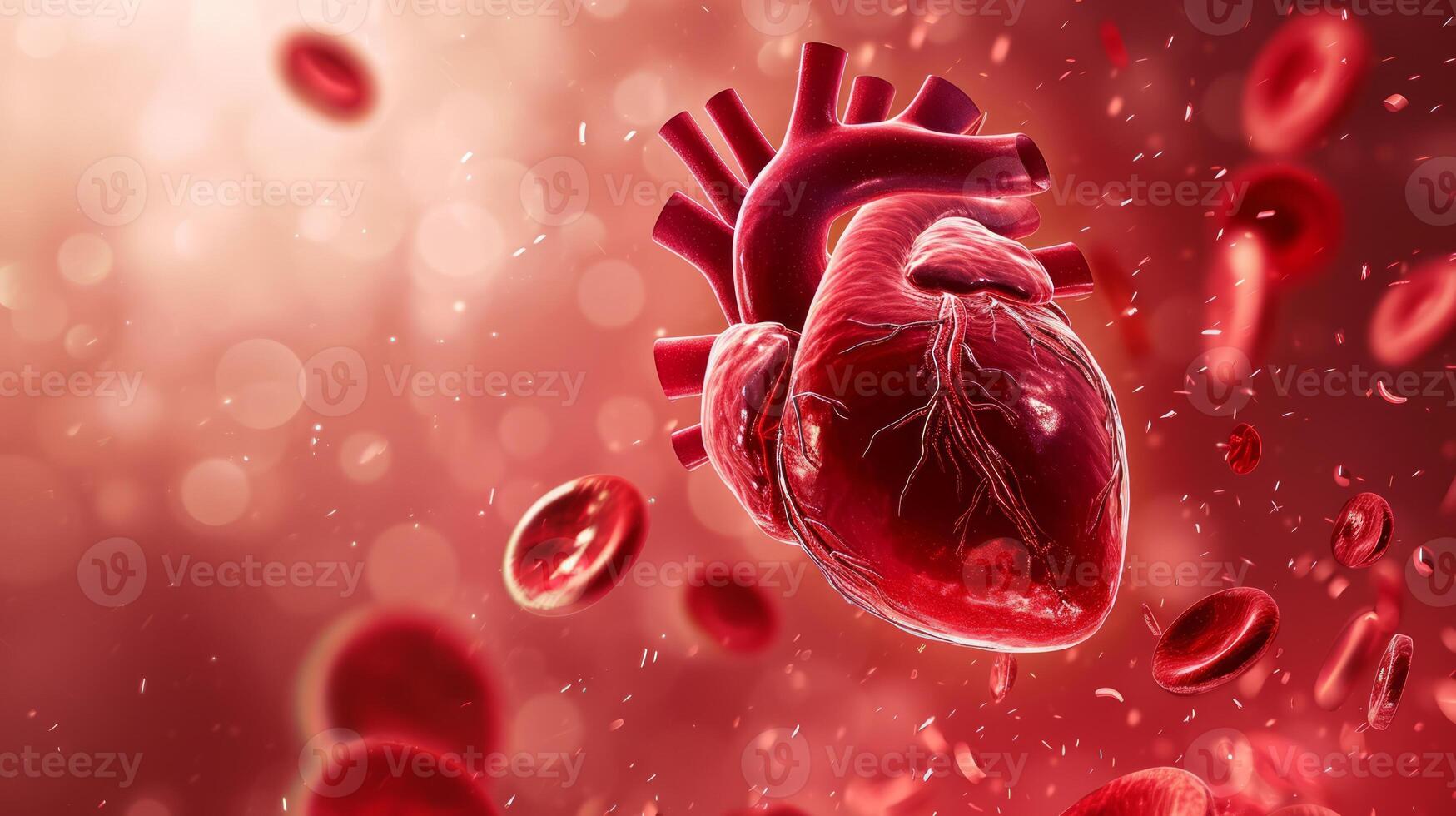 AI generated Heart Disease Awareness A Visual Exploration of Cardiovascular Health photo