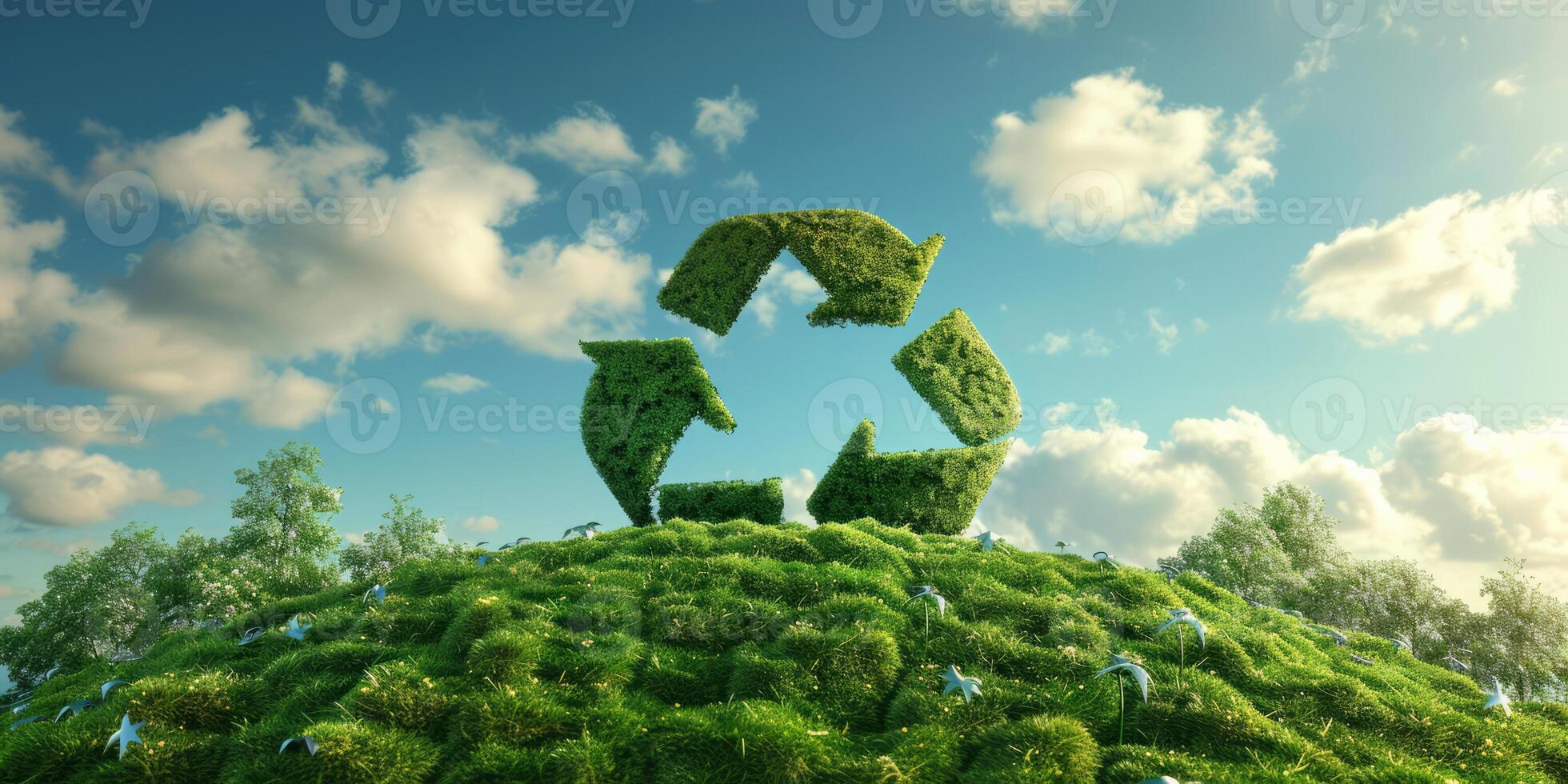 AI generated The climate action with visuals that depict efforts to mitigate climate change. Carbon neutral initiatives, these photos showcase the collective commitment to reducing our environmental