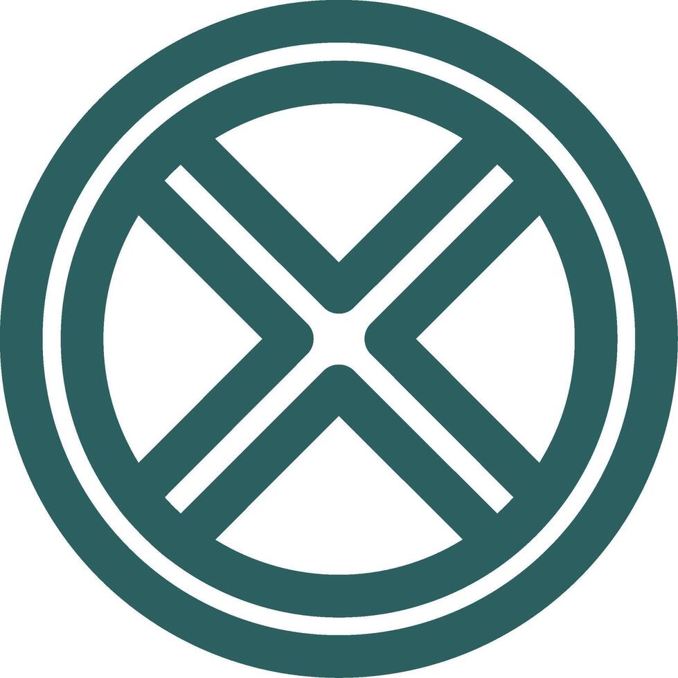 Block 2 Line Gradient Green Icon vector