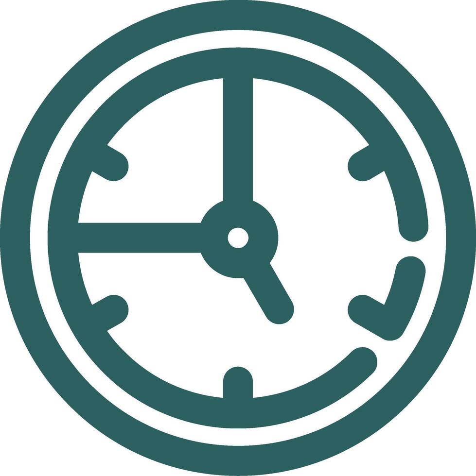 Time Line Gradient Green Icon vector